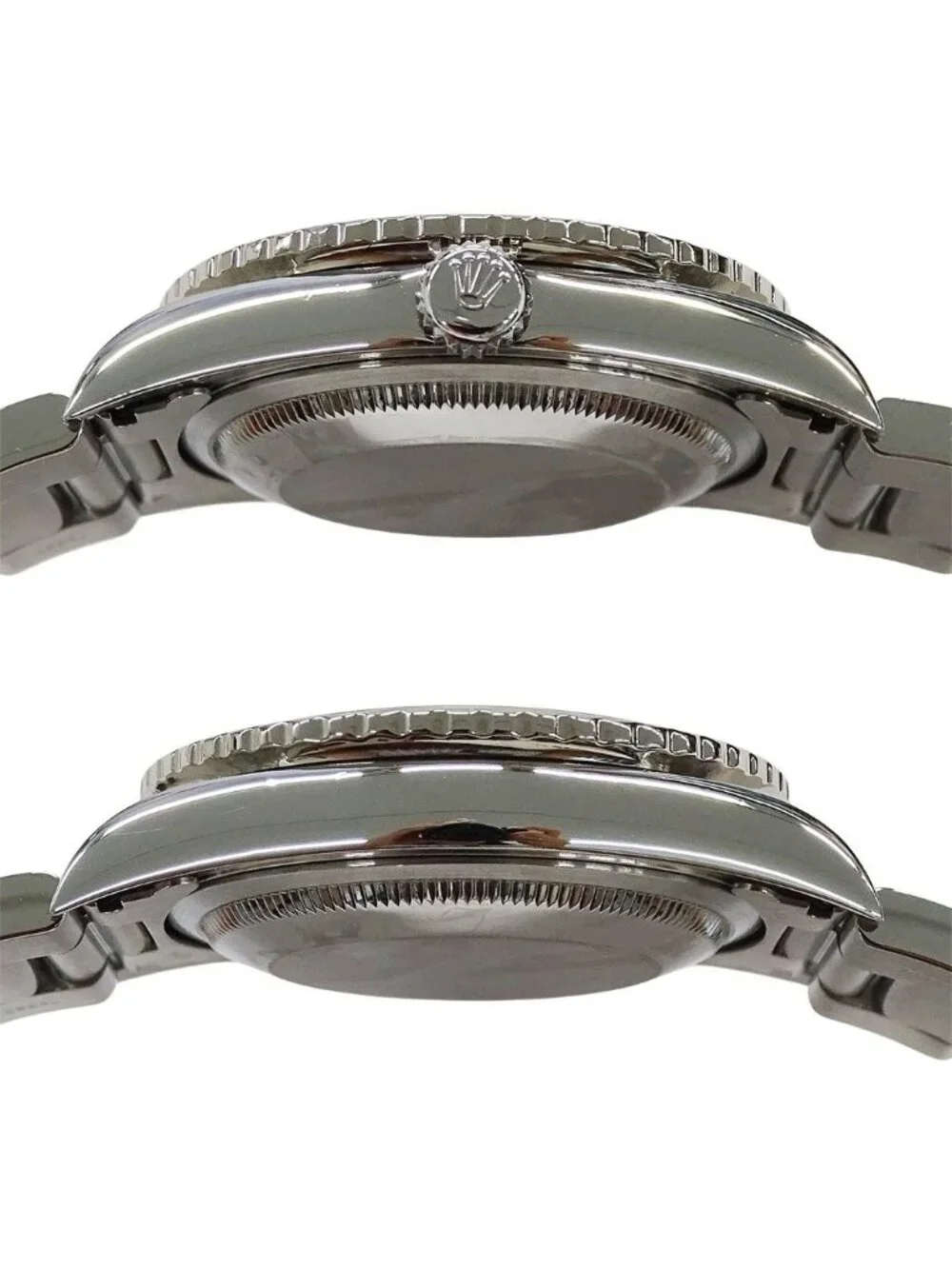 Rolex Datejust Thunderbird Watch Automatic at Stainless SS White Gold WG Silver